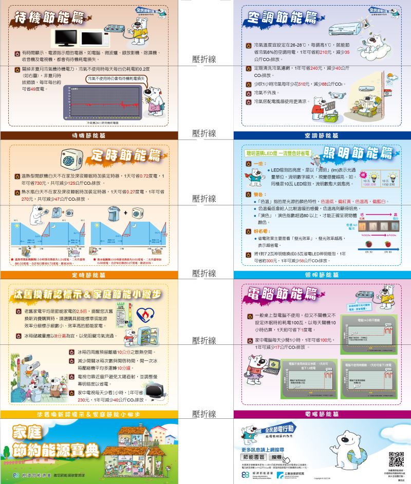 摺頁-家庭節約能源寶典