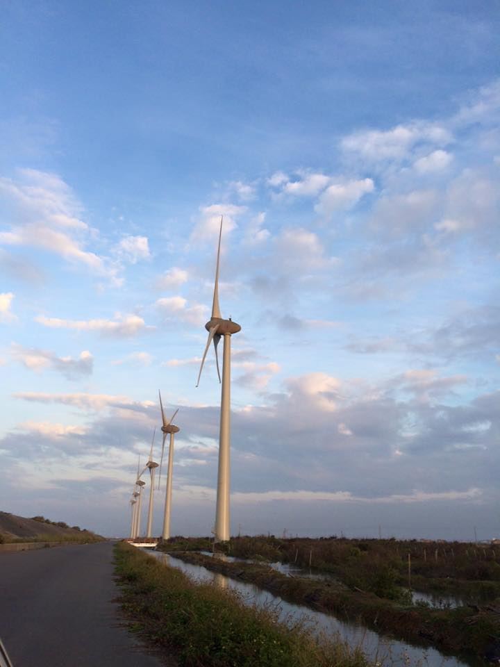 王功風力發電沿岸風車